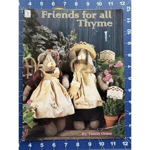 Friends for All Thyme 16"-17" Rosemary Rabbit & Buttercup Bear Pattern Book